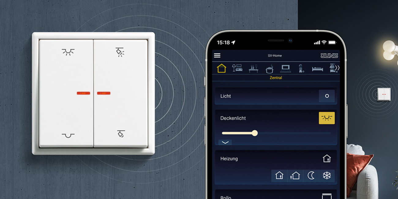KNX RF Taster bei Elektro Reinhart GmbH in Külsheim